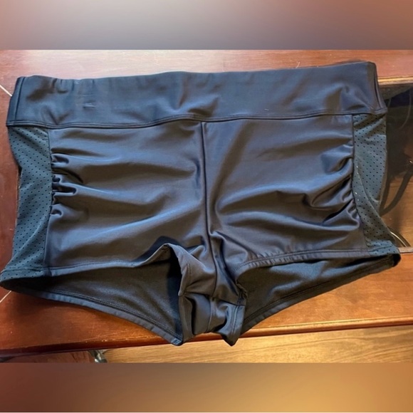 Black Swim Shorts with Adjustable Drawstring - Picture 8 of 8